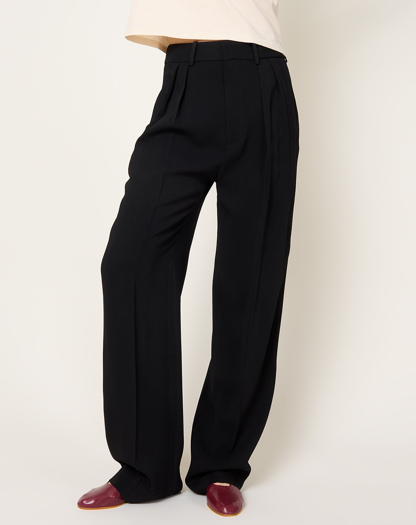 Kallmeyer Aiden Pleated Trouser in Black