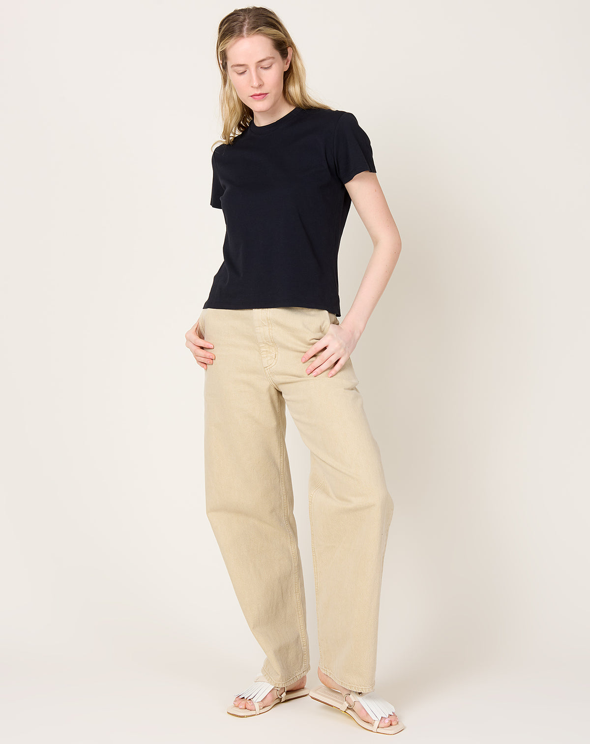 Column Leg Jean in Tea Stain | Kallmeyer | Covet + Lou | Covet + Lou