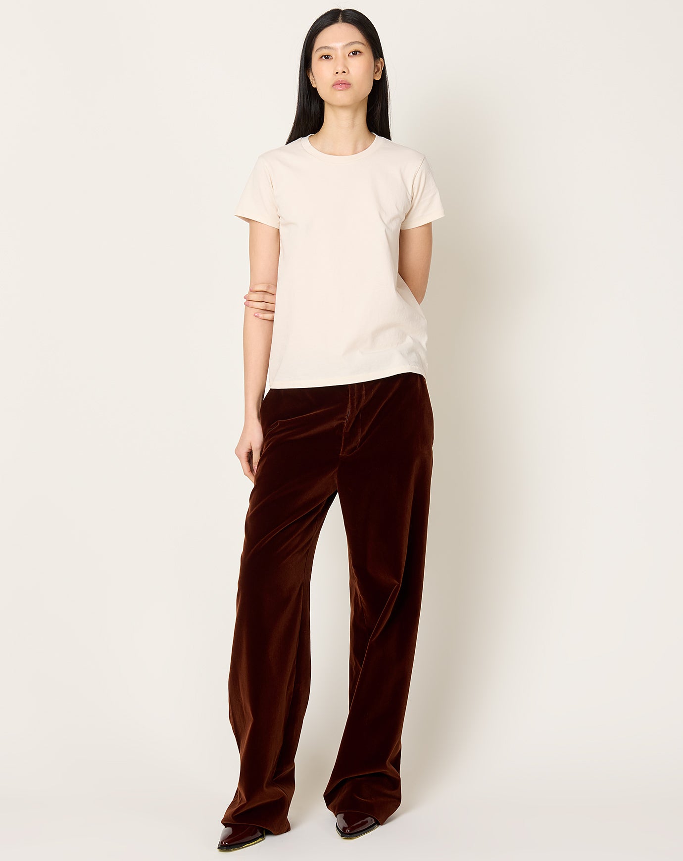 Kallmeyer Column Leg Trouser in Rust