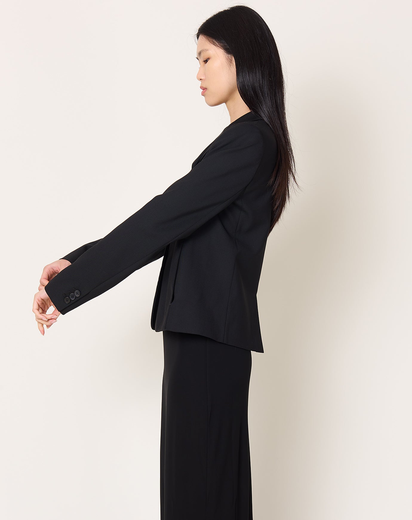 Kallmeyer Iman Shrunken Blazer in Black