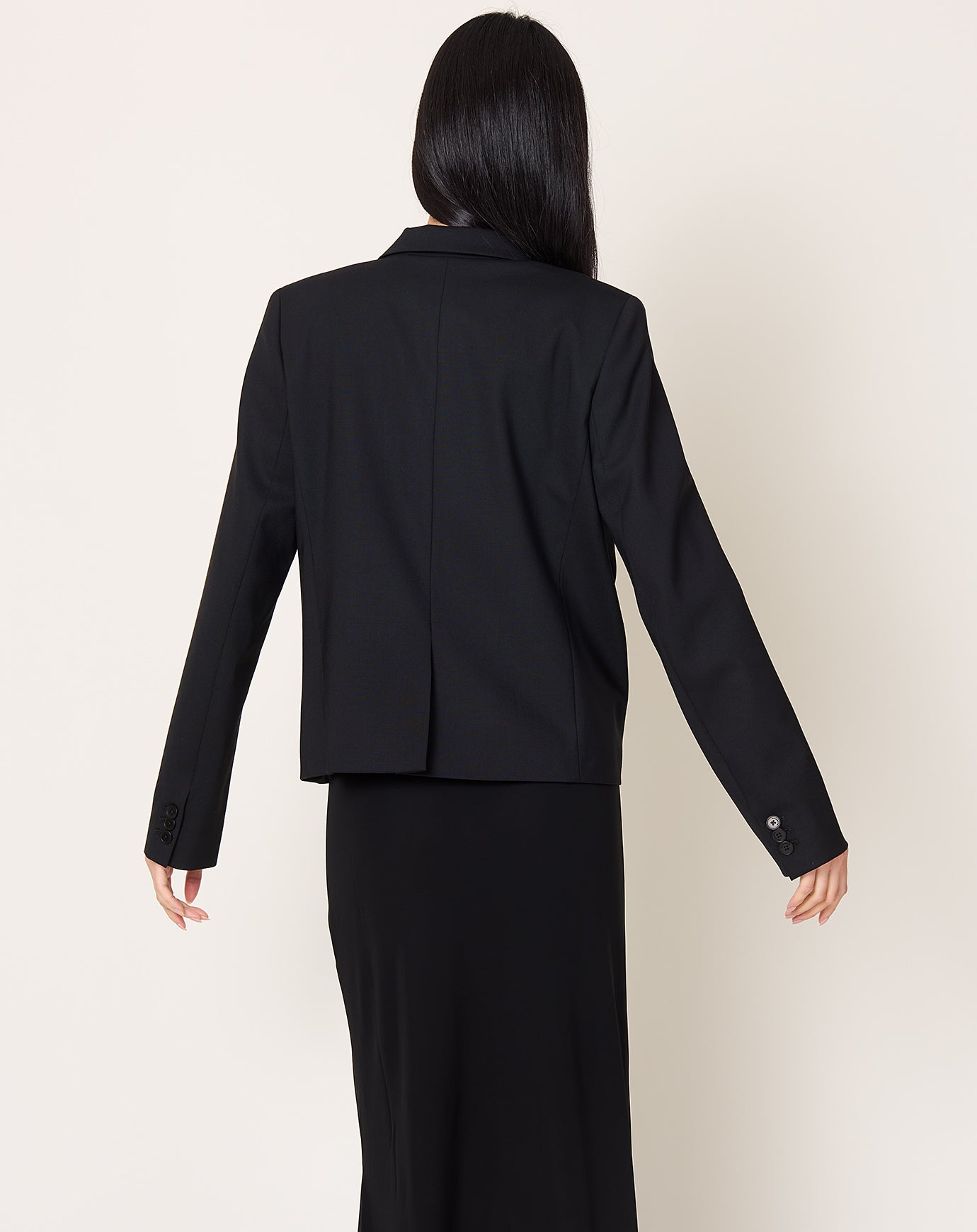 Kallmeyer Iman Shrunken Blazer in Black