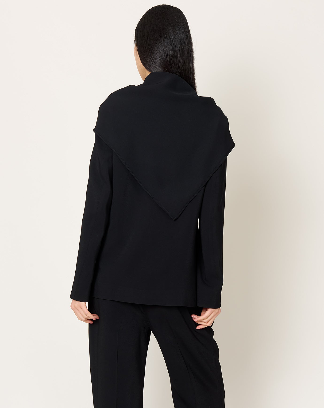 Kallmeyer Jamie Scarf Blazer in Black