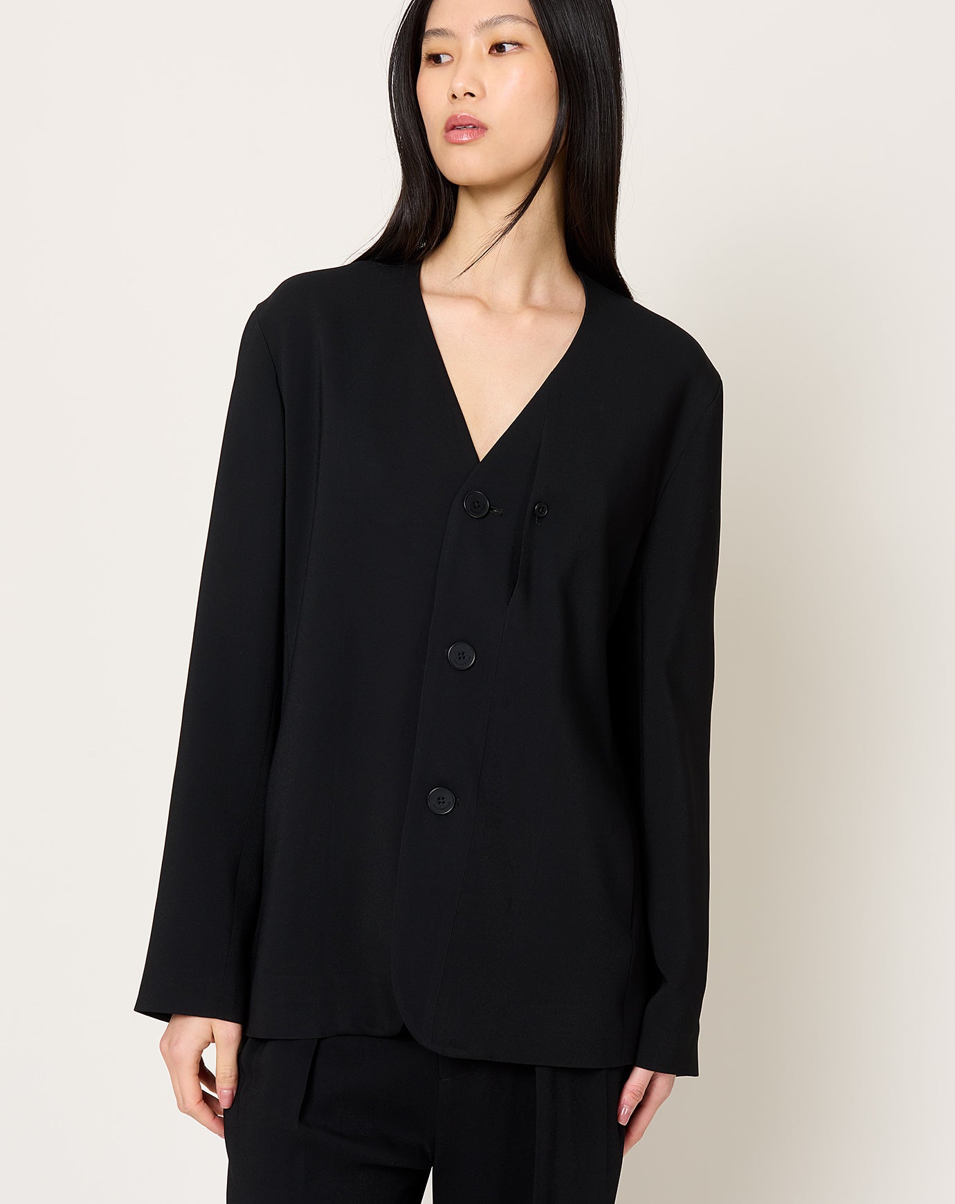 Kallmeyer Jamie Scarf Blazer in Black
