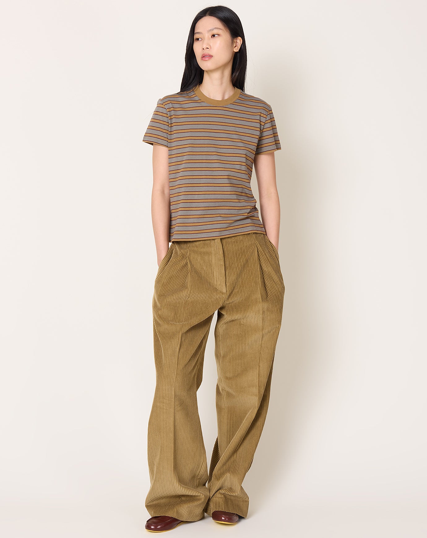 Kallmeyer Kenzie T-Shirt in Mist Stripe