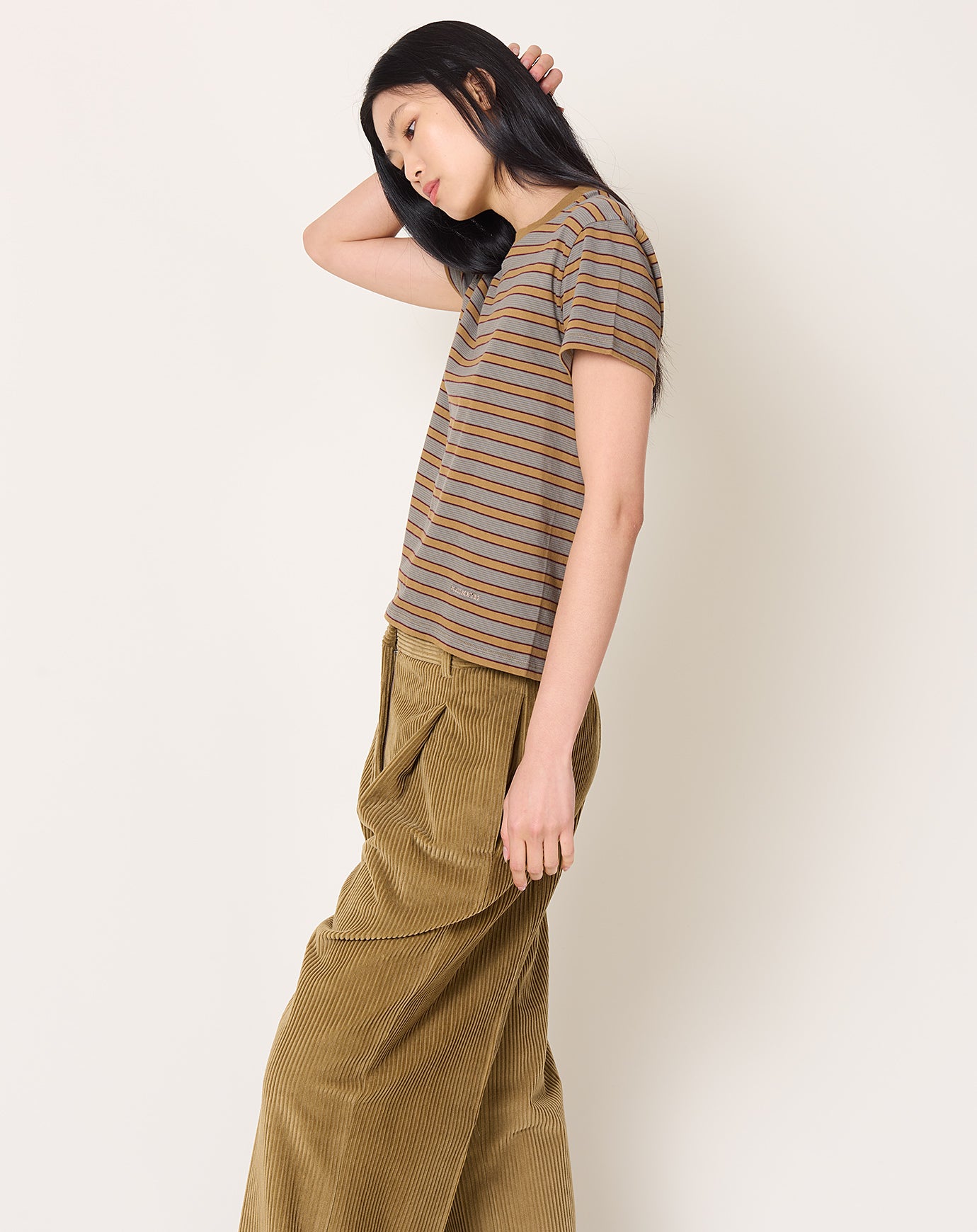 Kallmeyer Kenzie T-Shirt in Mist Stripe