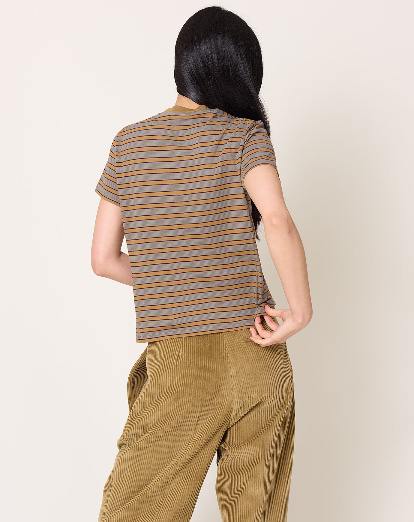 Kallmeyer Kenzie T-Shirt in Mist Stripe