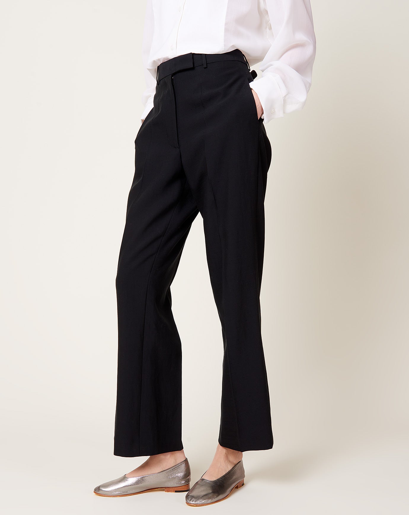 Kallmeyer Nora Tuxedo Trouser in Black