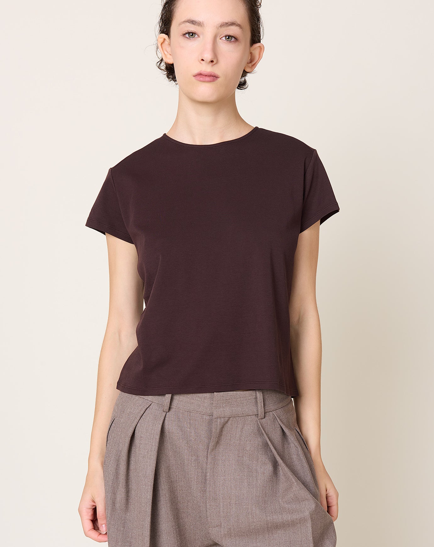 Kallmeyer Willa Baby Tee in Cacao