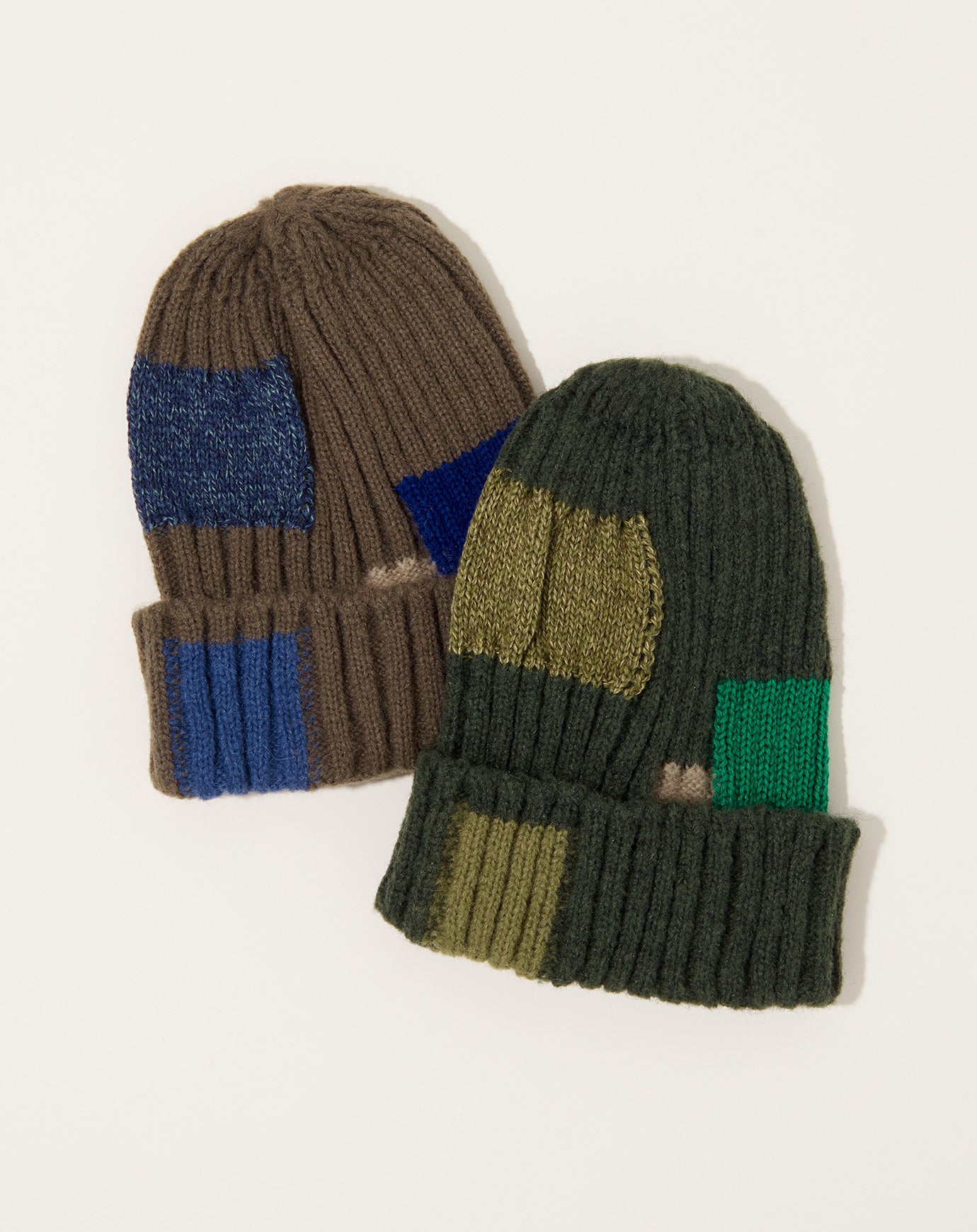 Kapital 5G Wool TUGIHAGI Knit Cap in Khaki