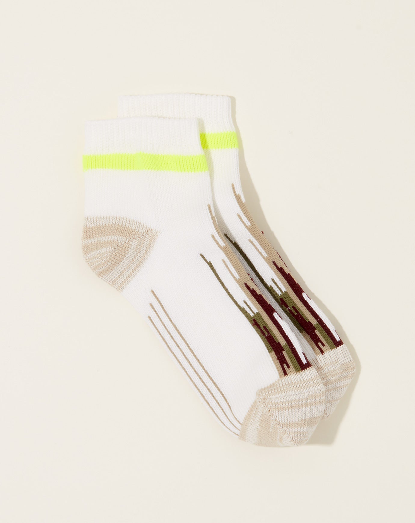 Kapital 84 Yarns ORTEGA Ankle Socks in White