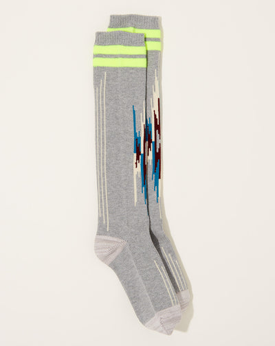 Kapital 200 Moulrankilt Pattern Sea Rue Socks