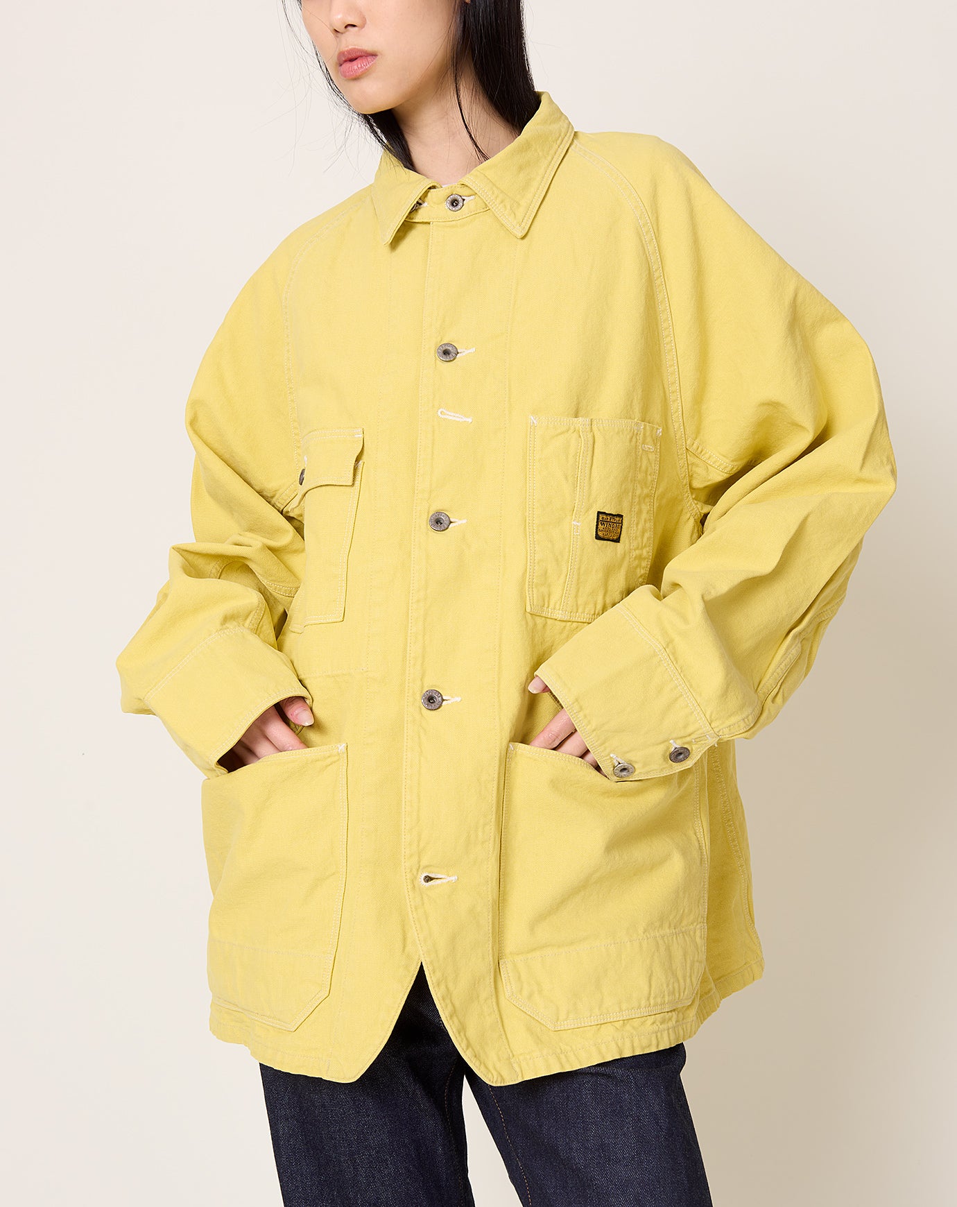 Kapital Canvas CACTUS Coverall in Sunfade Yellow