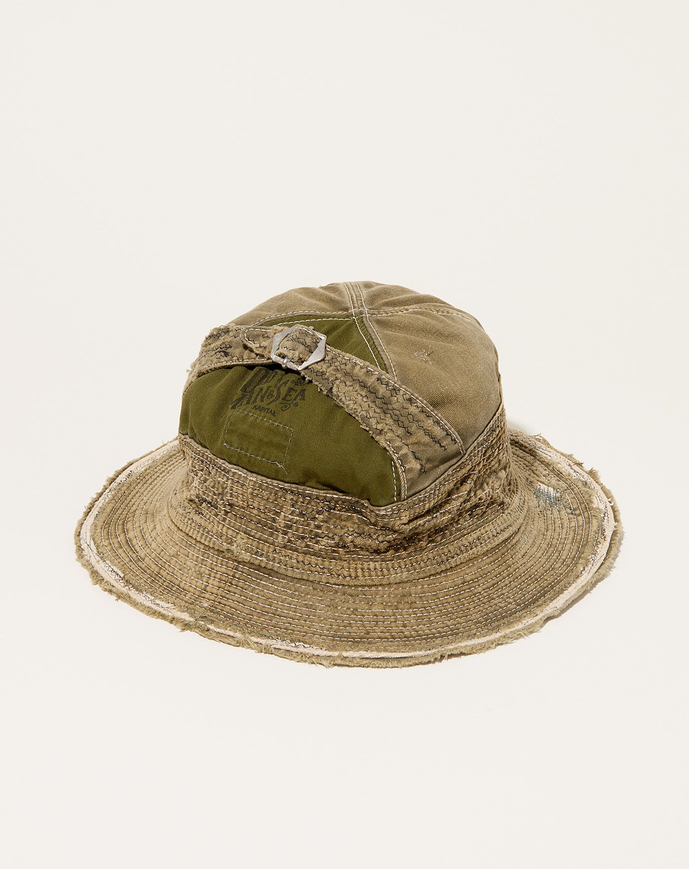 Kapital Chino THE OLD MAN AND THE SEA HAT (CRASH REMAKE) in Khaki