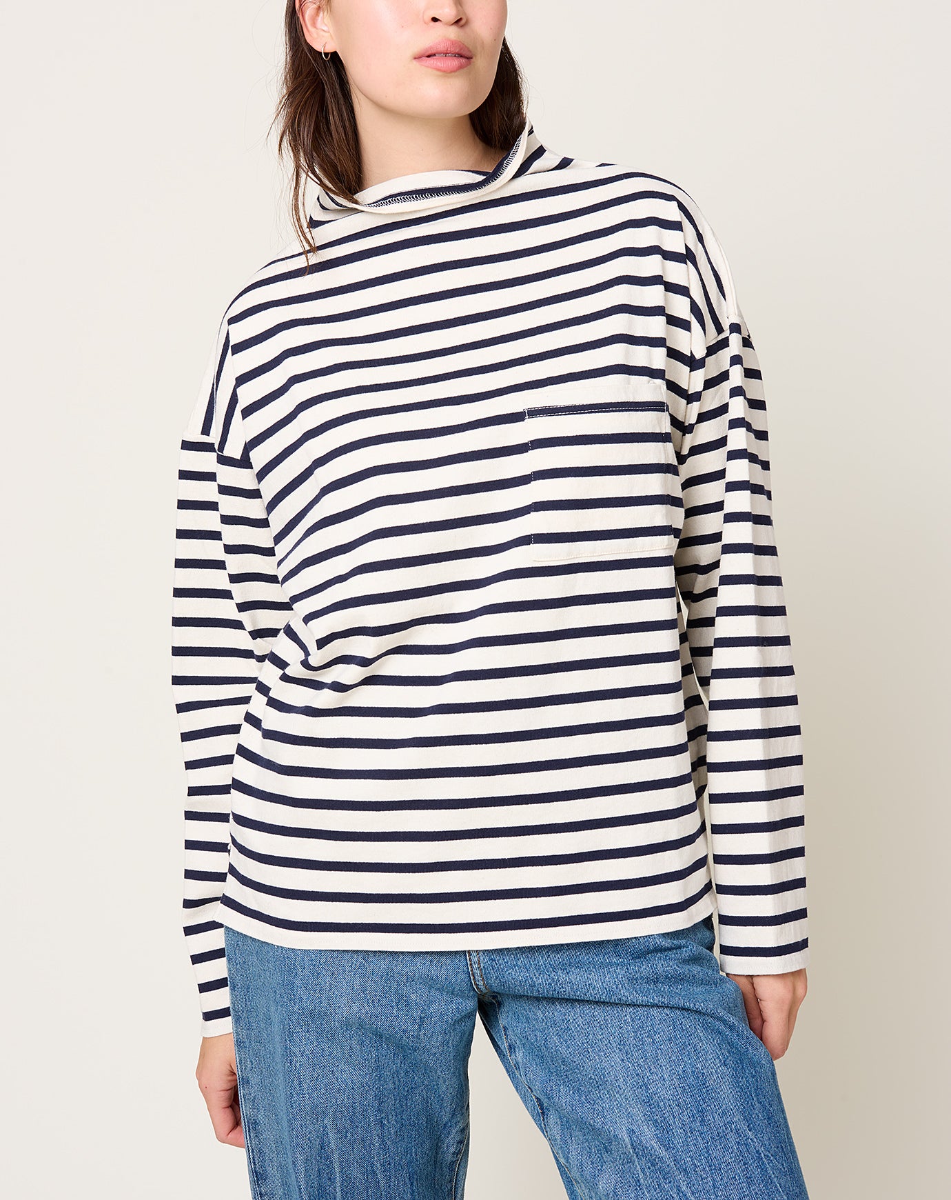Kapital Stripe Jersey GANDHI Longsleeve T-shirt