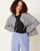 Kowtow Quilted Jacket in Mini Check