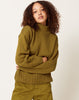 Kowtow Staple Sweater in Chartreuse
