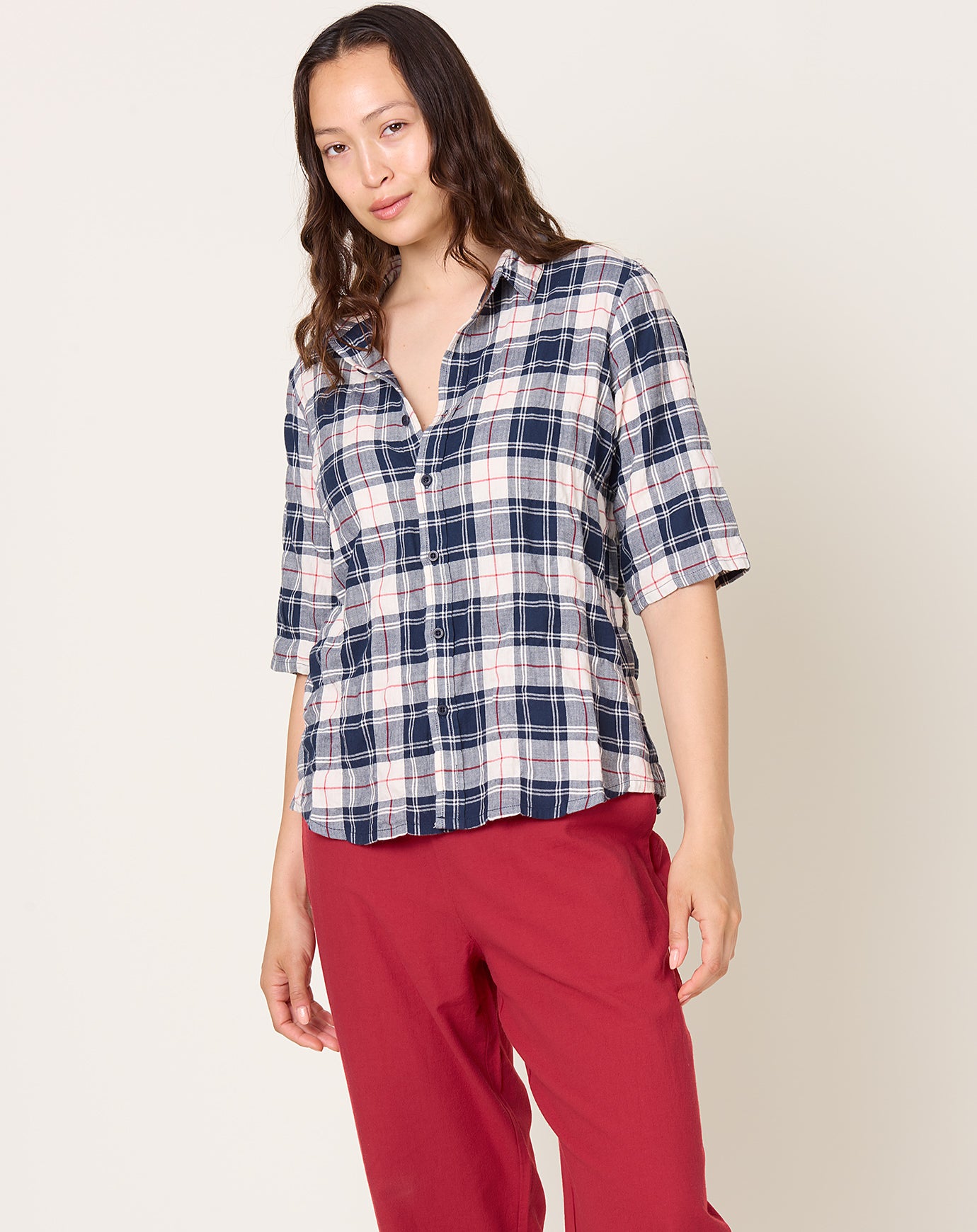 Labo.Art Dina Shirt in Panna Checks