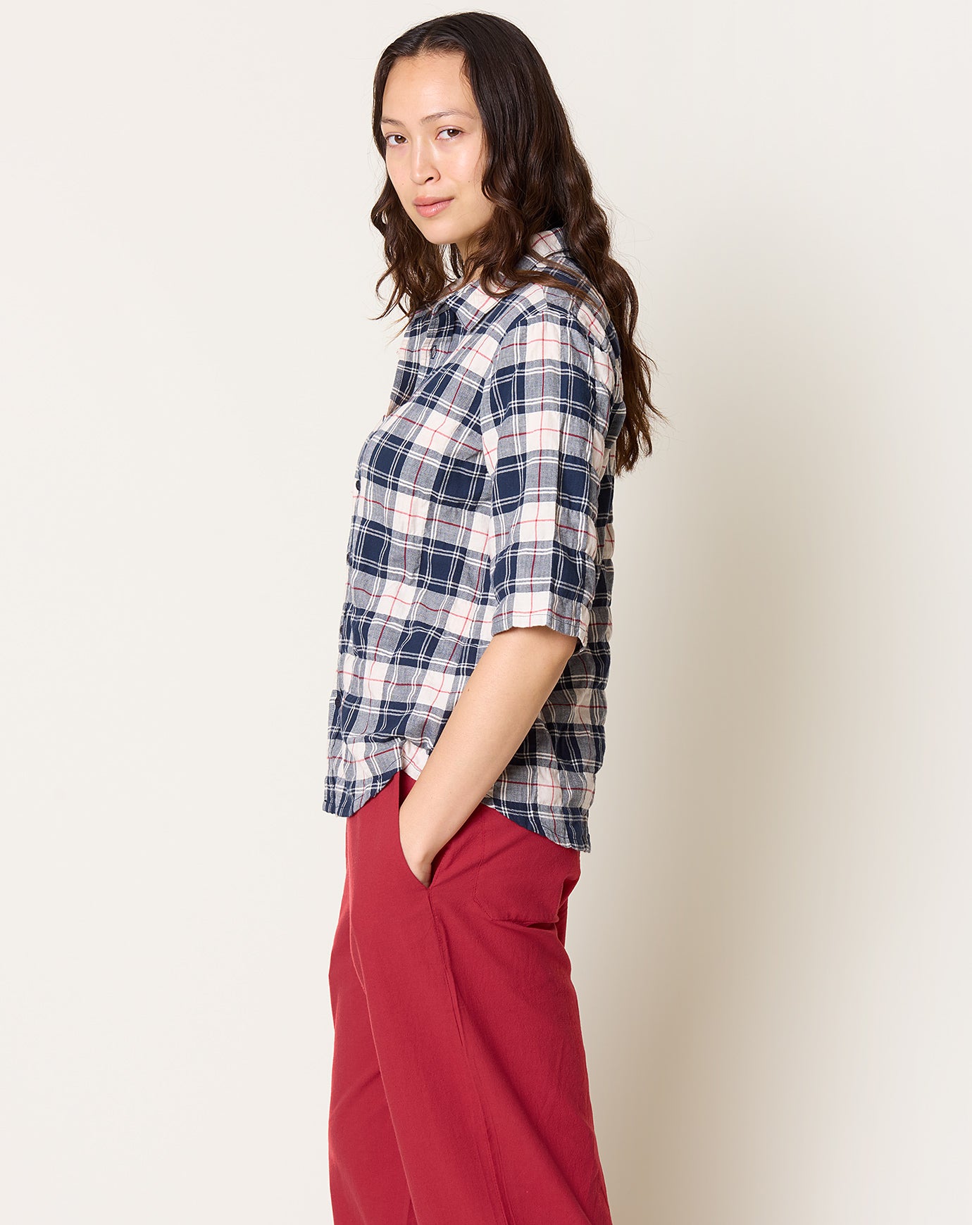 Labo.Art Dina Shirt in Panna Checks