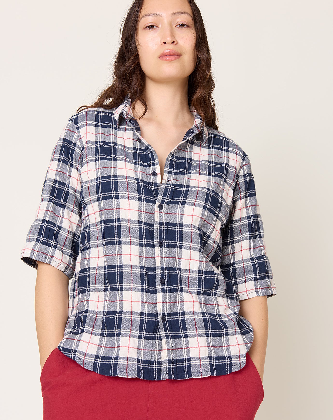 Labo.Art Dina Shirt in Panna Checks