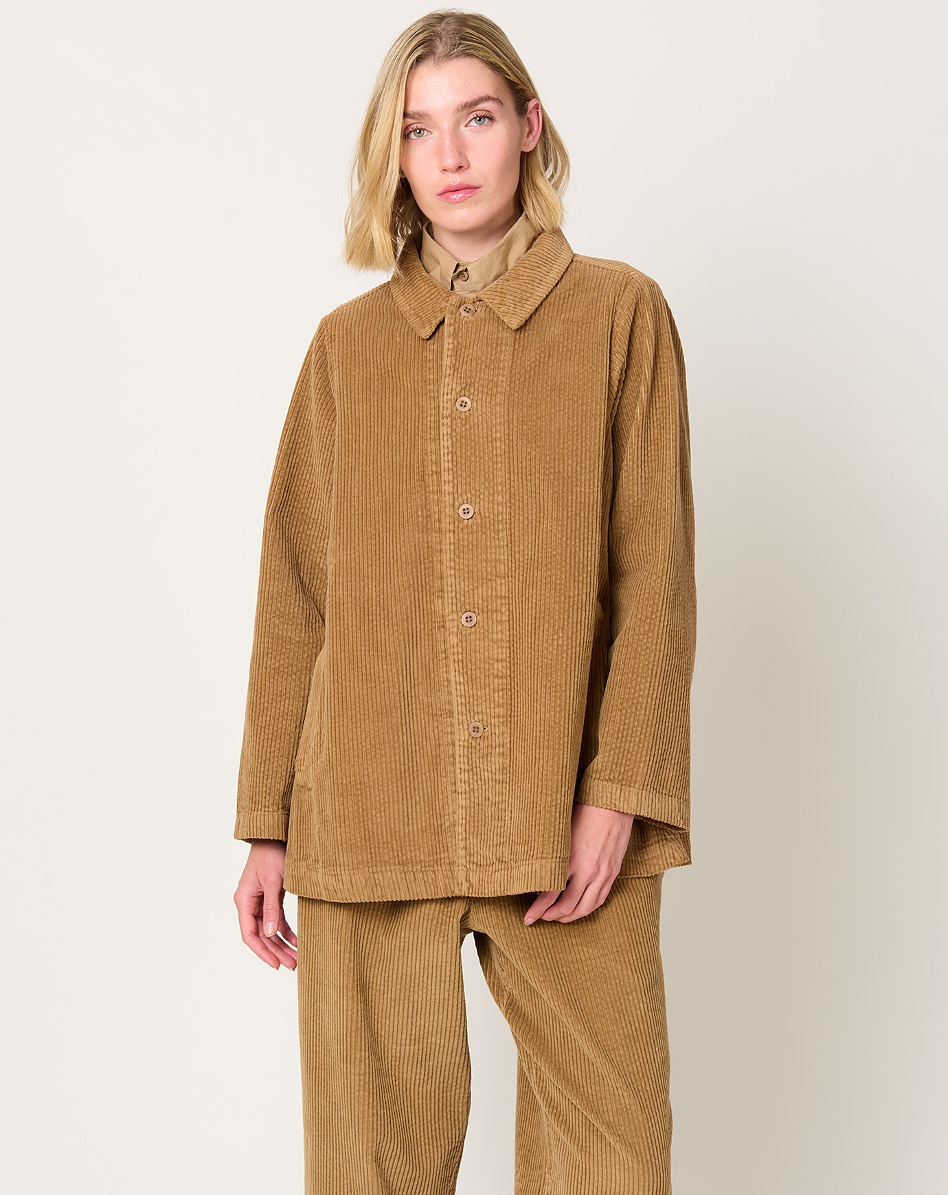 Labo.Art Joseph Corduroy Jacket in Camel