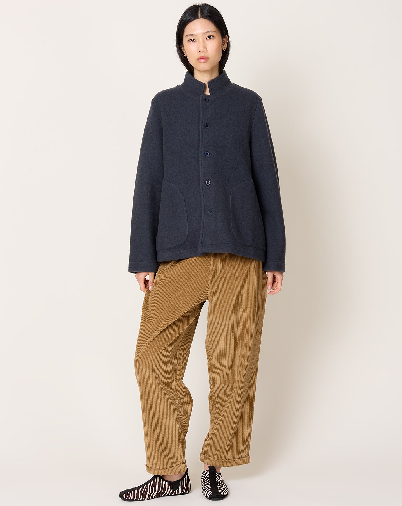 Labo.Art Minos Fleece Jacket in Grafite