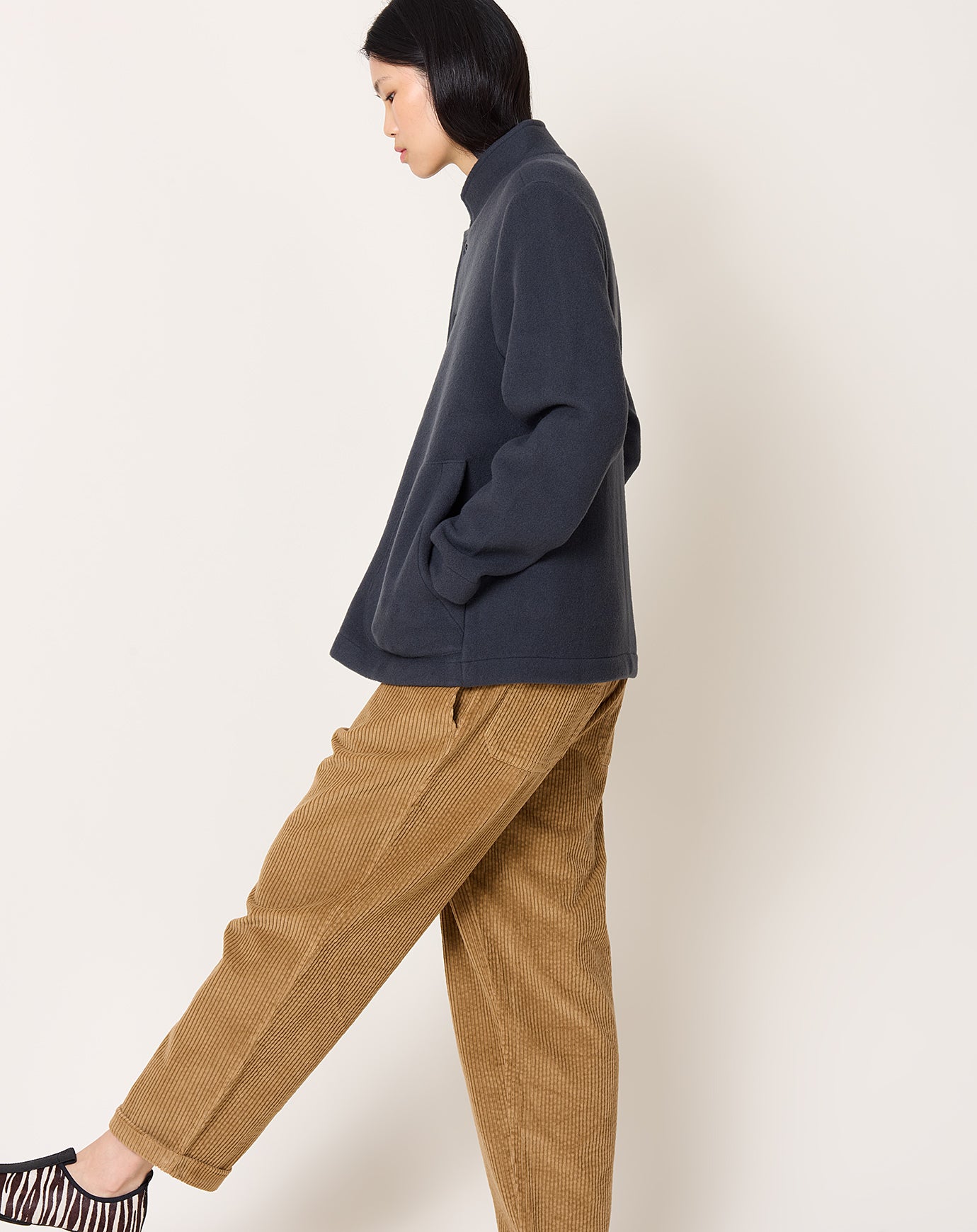 Labo.Art Minos Fleece Jacket in Grafite