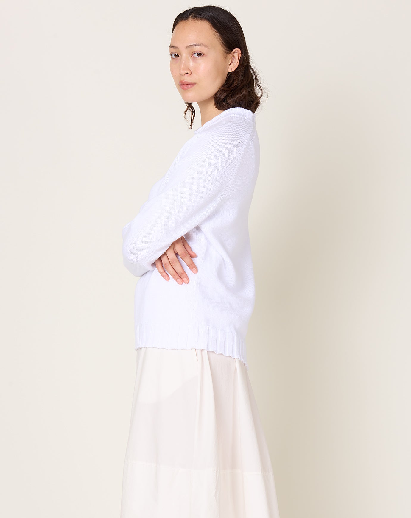 Labo.Art Bus Rollneck in White