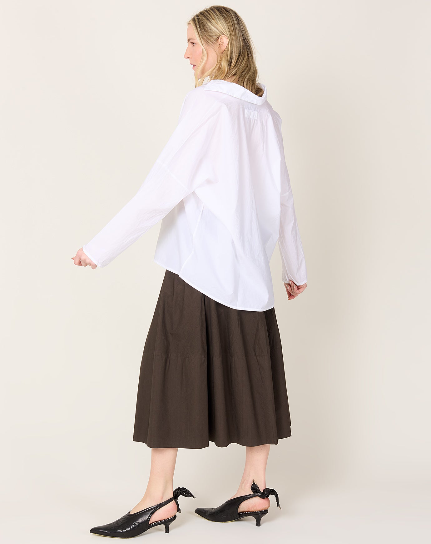 Labo.Art Mira Shirt in White Sushi