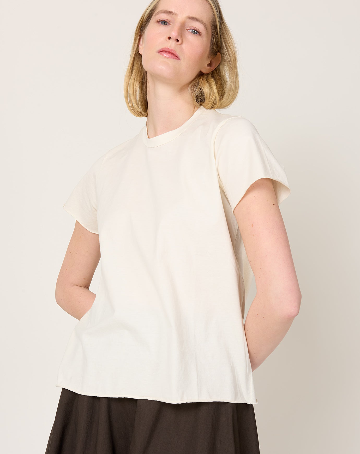 Labo.Art Rico Tee in Avorio