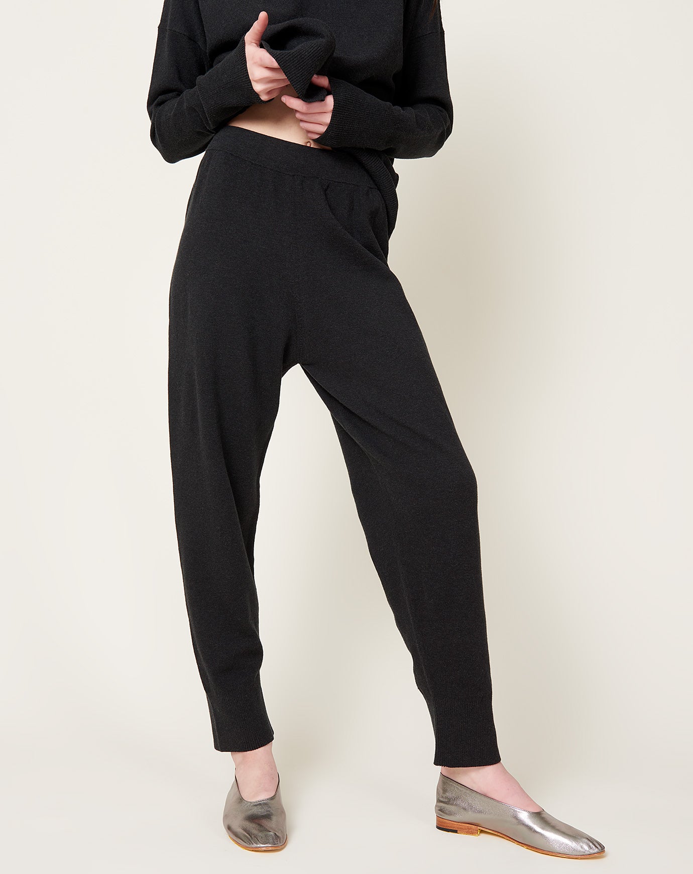 Base Pants in Charcoal Melange | Lauren Manoogian | Covet + Lou 