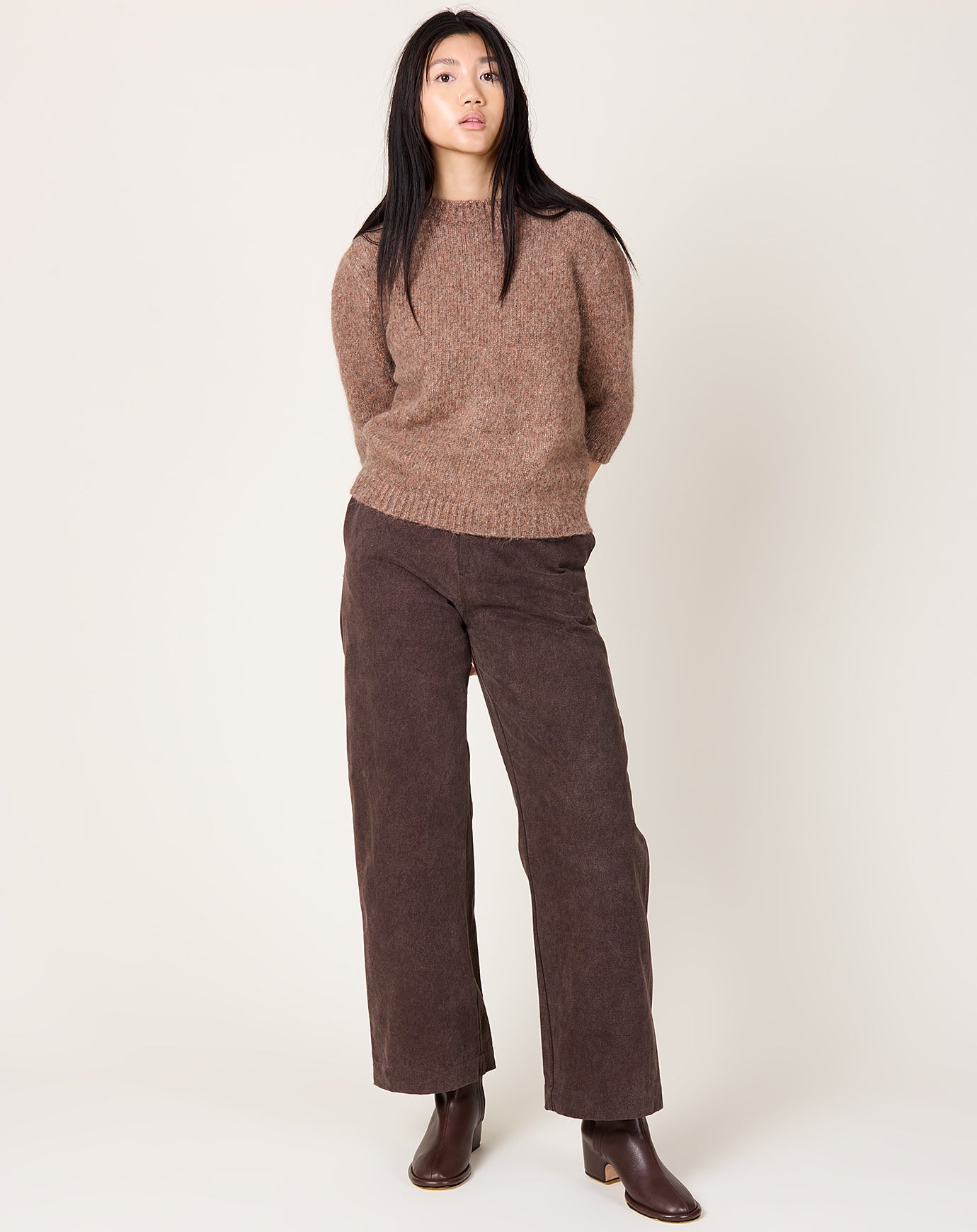 Lauren Manoogian Canvas Gallery Pants in Washed Soil