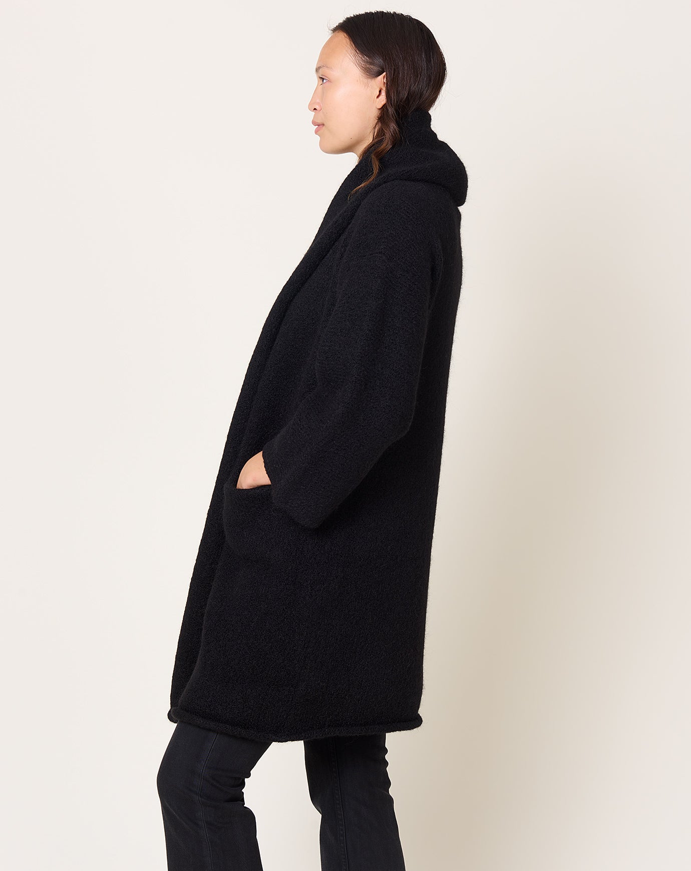 Lauren Manoogian Capote Coat in Black