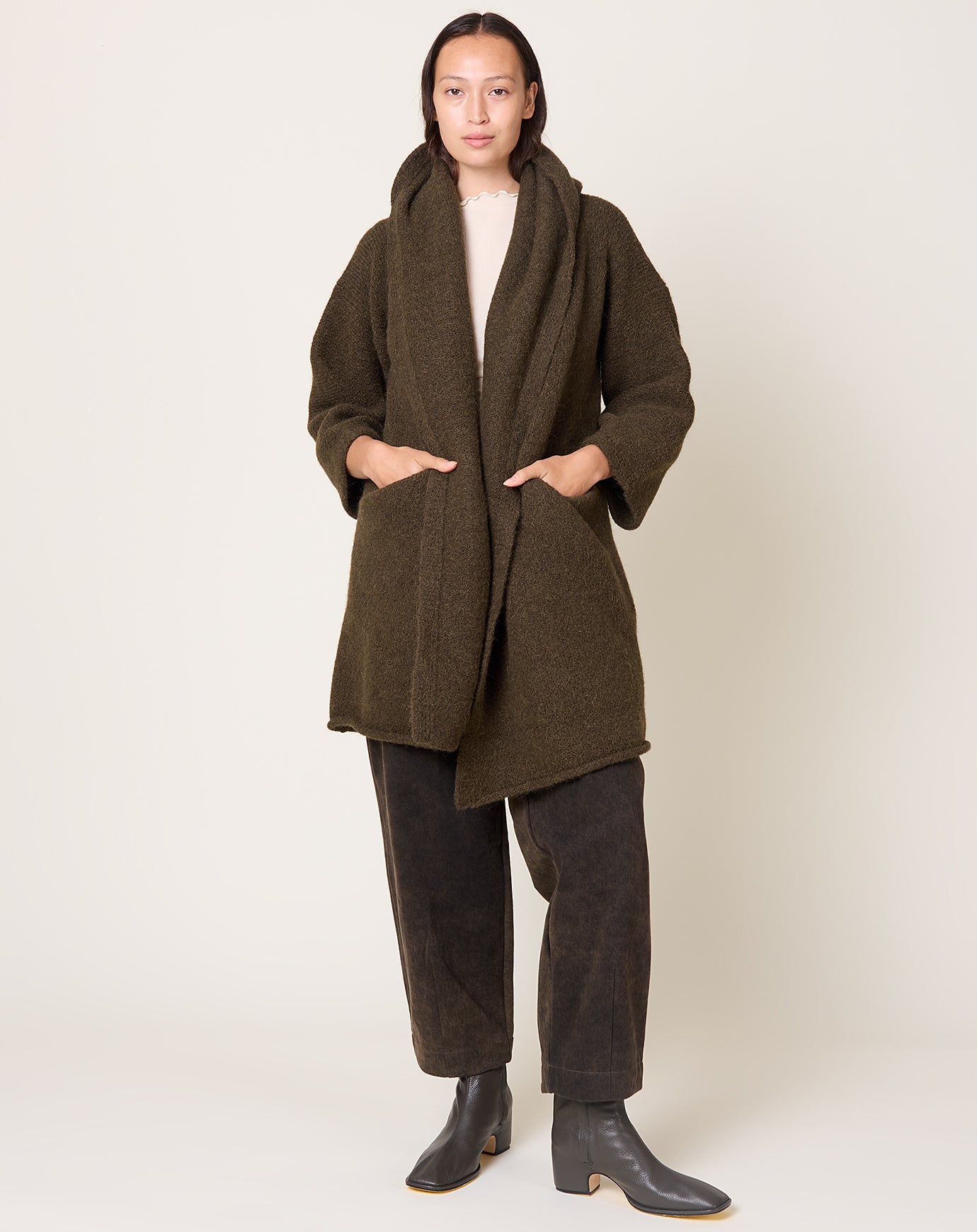Lauren Manoogian Capote Coat in Olive