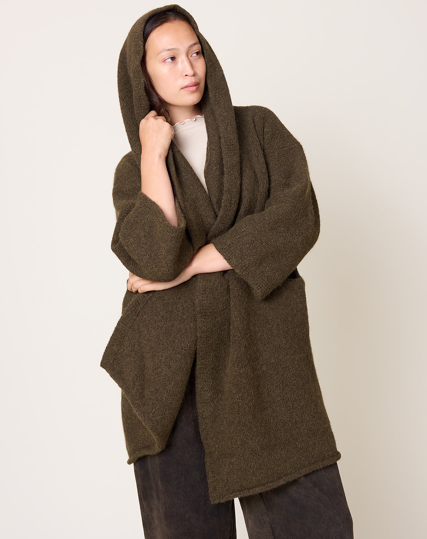 Lauren Manoogian Capote Coat in Olive
