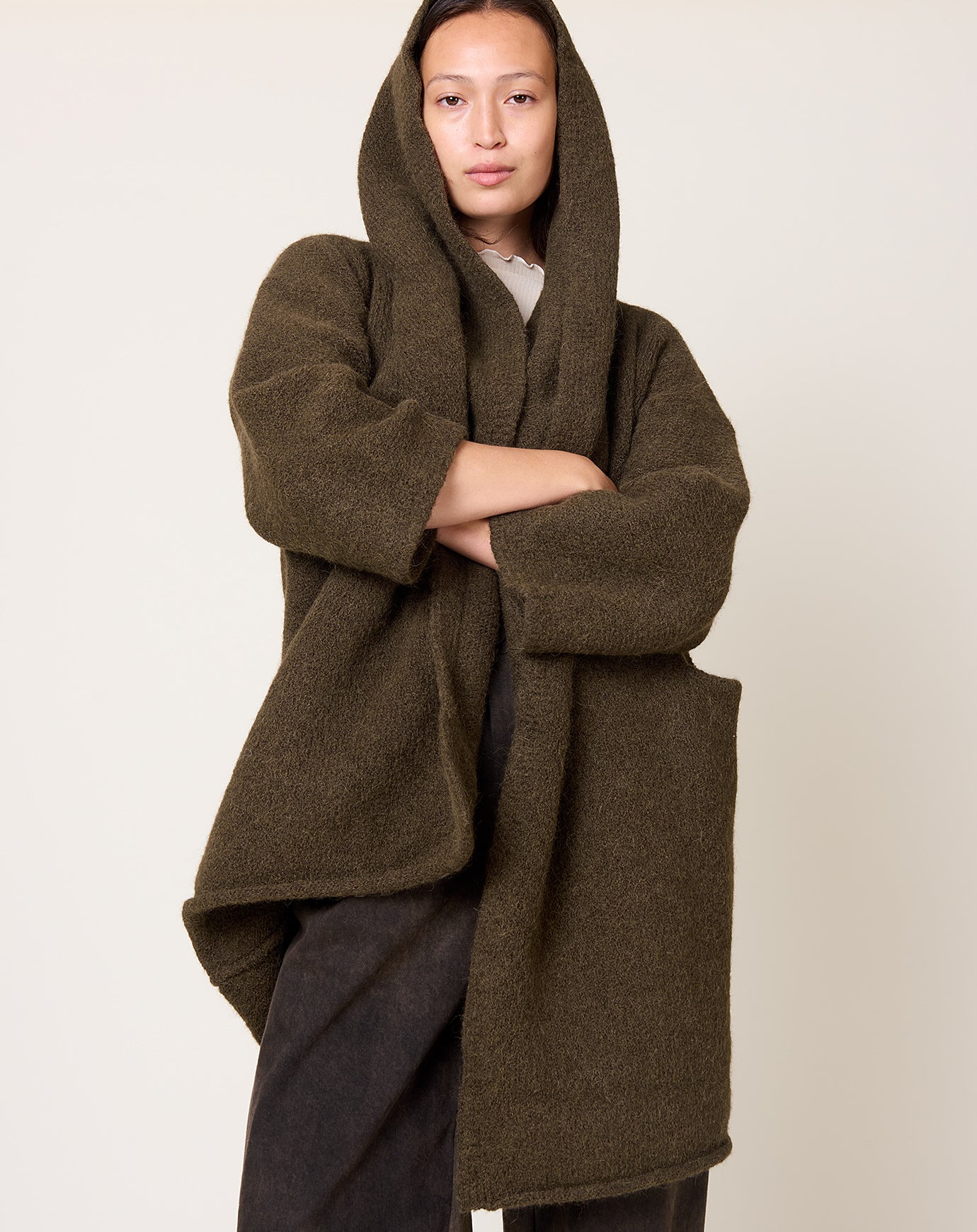 Lauren Manoogian Capote Coat in Olive