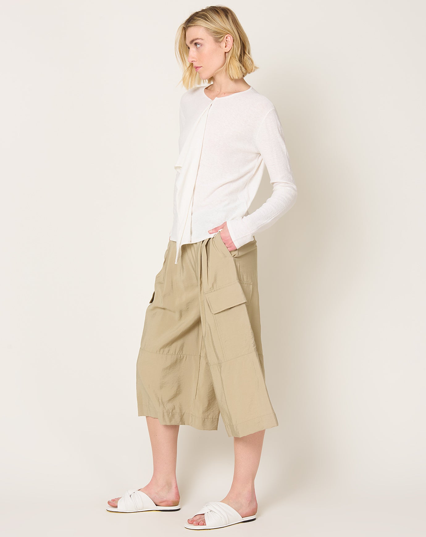 Lauren Manoogian Cargo Pants in Khaki