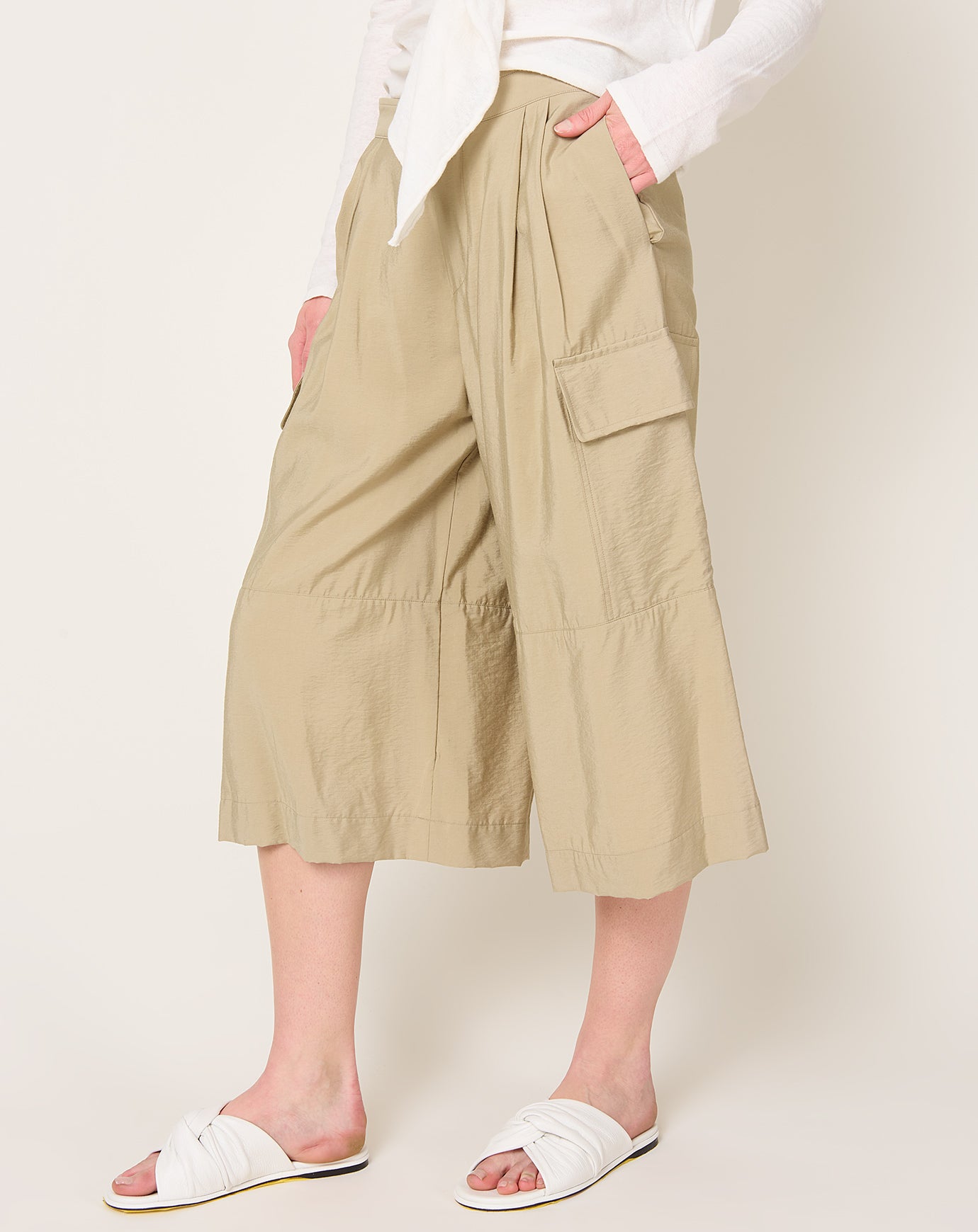 Lauren Manoogian Cargo Pants in Khaki