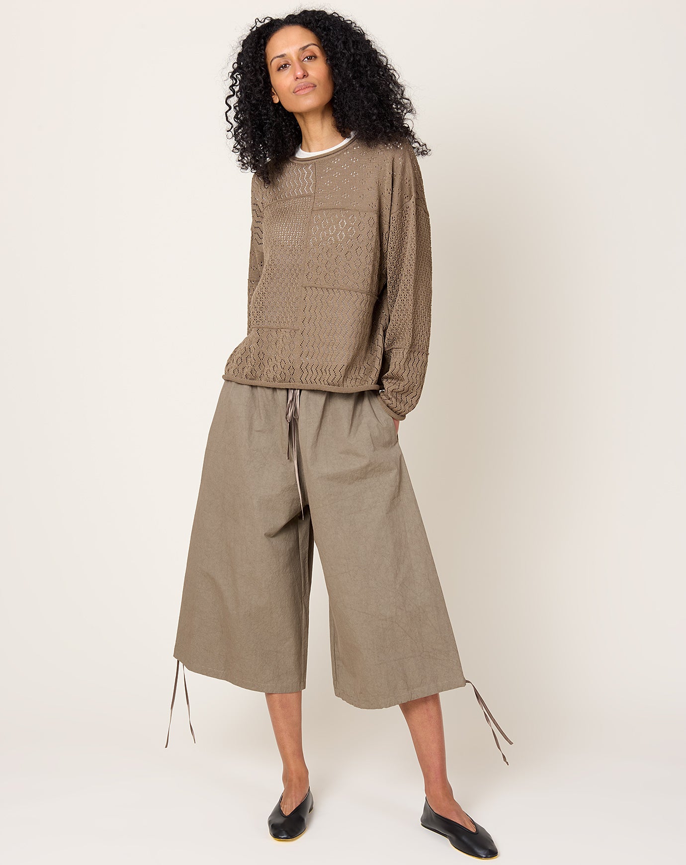 Lauren Manoogian Cinch Pants in Mole