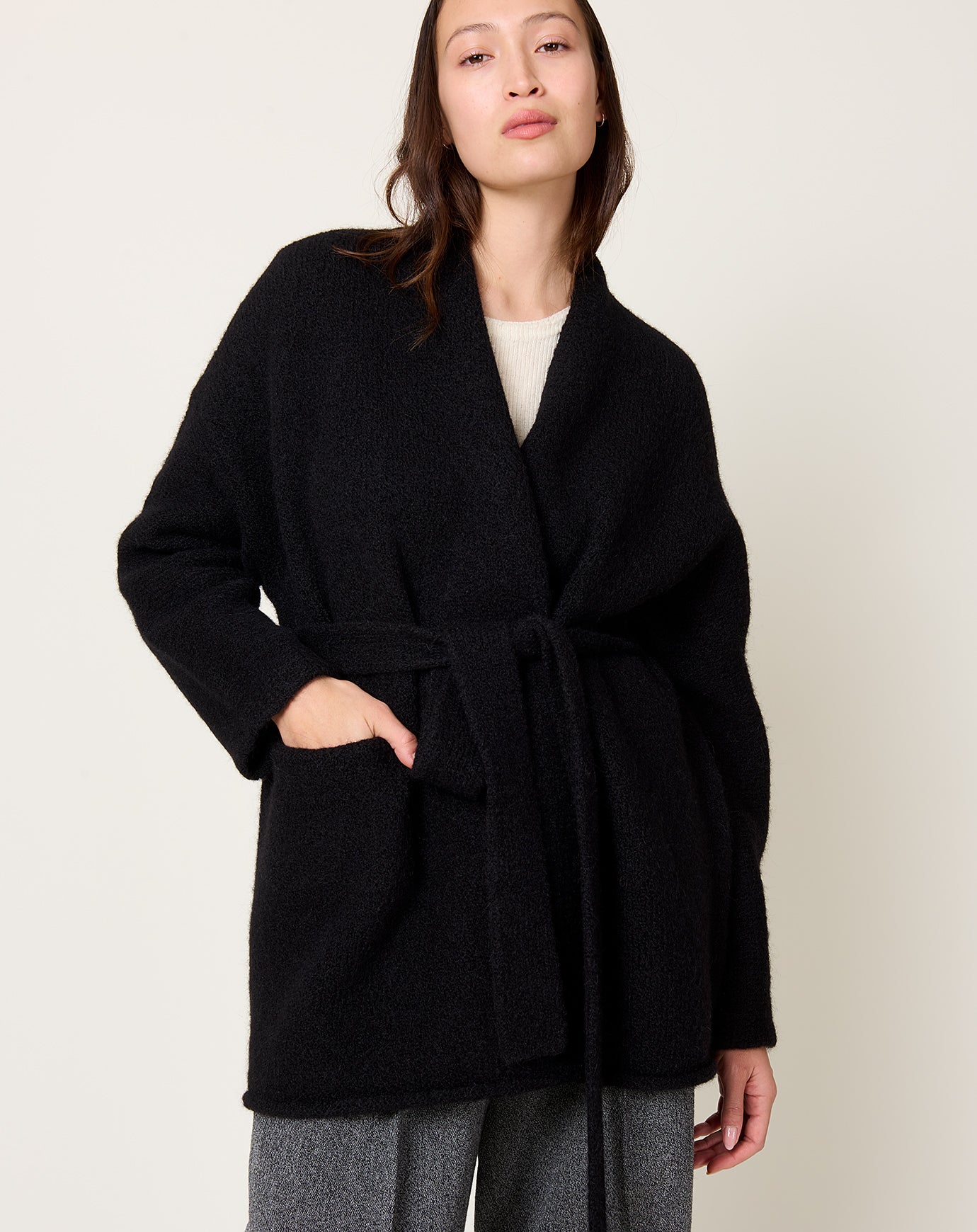 Lauren Manoogian Coto Cardigan in Black