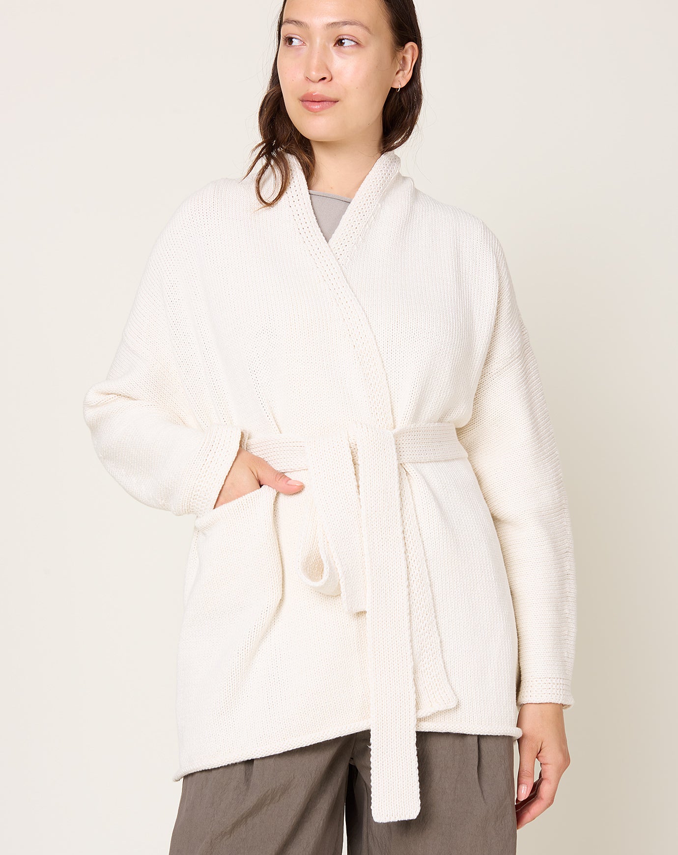 Lauren Manoogian Coto Cardigan in Bone