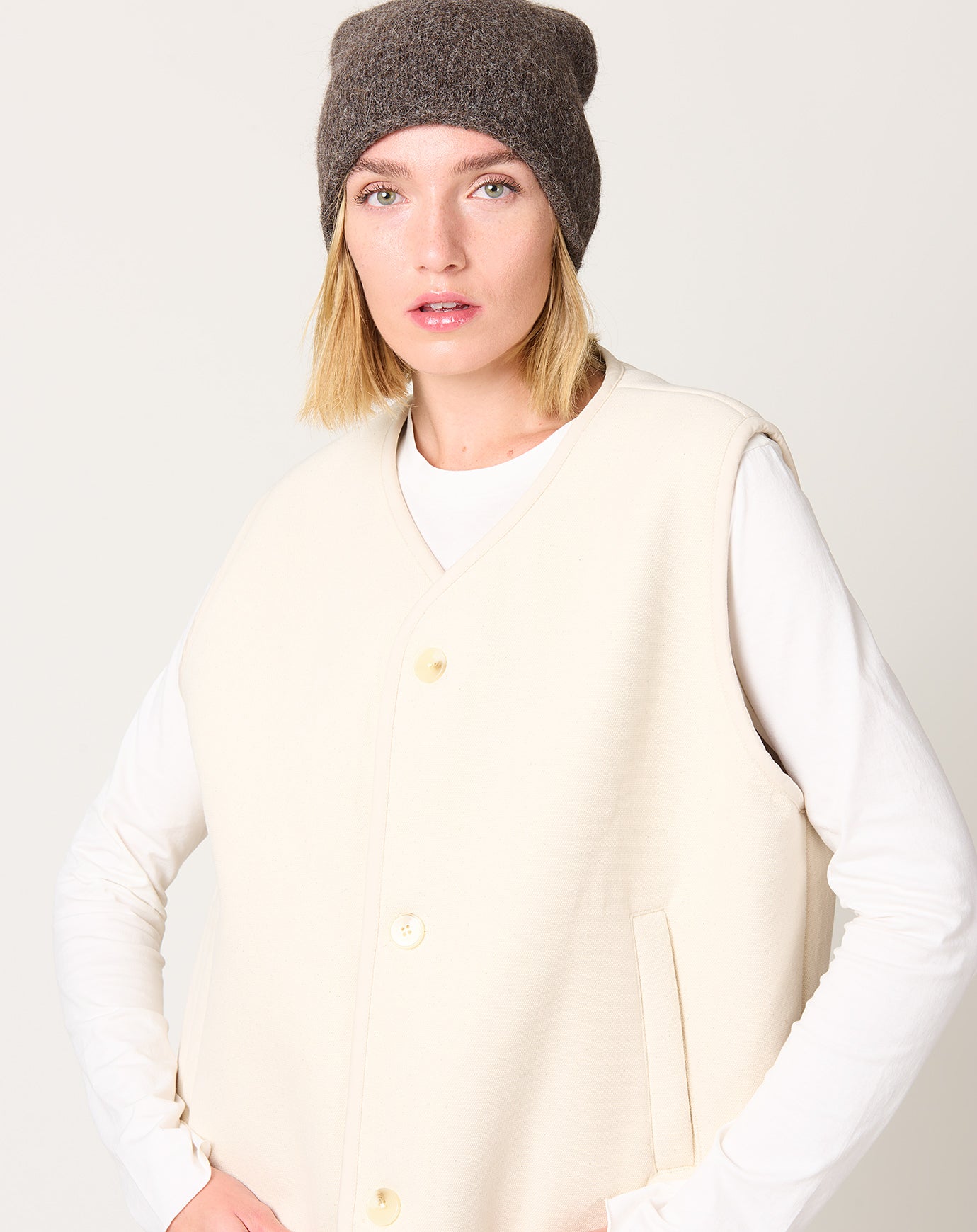 Lauren Manoogian Crown Beanie in Patina