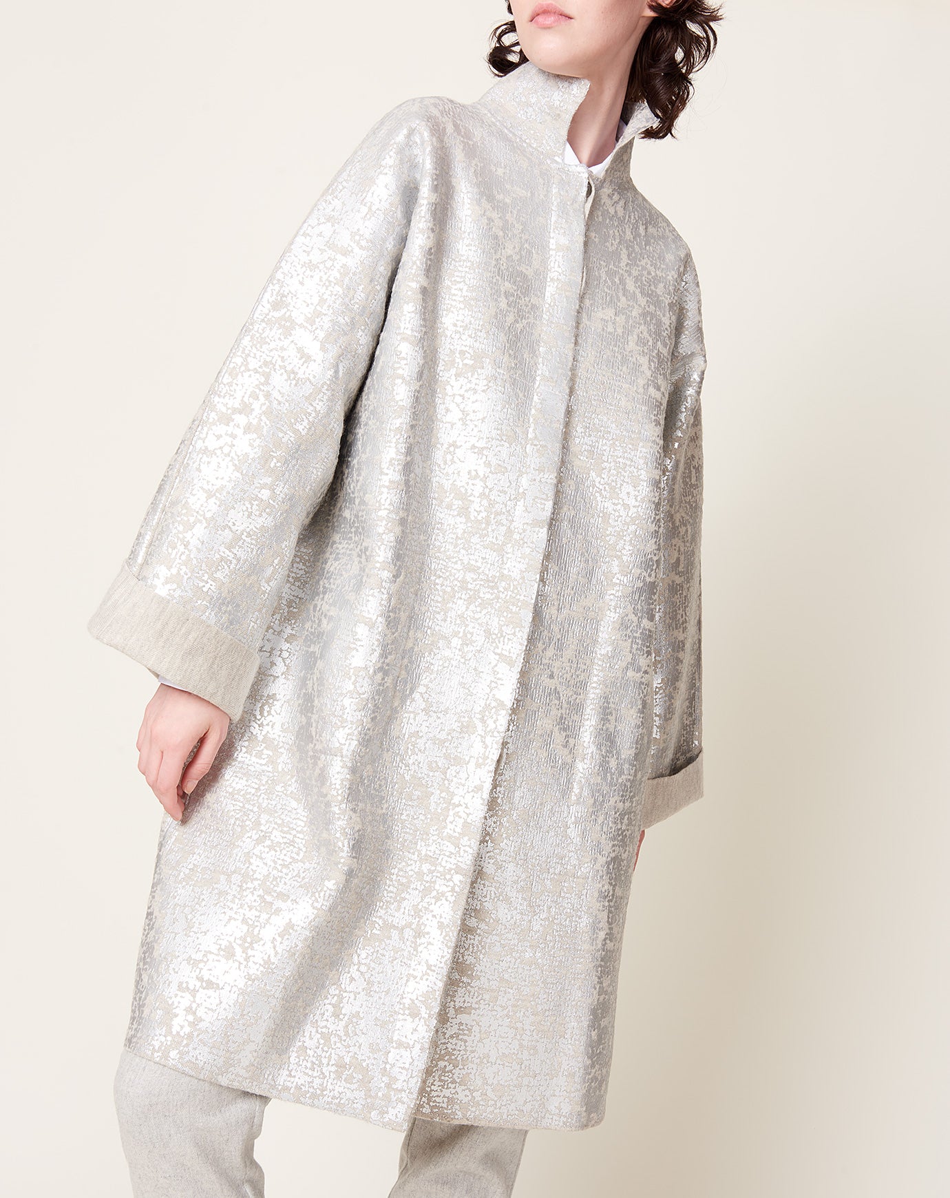 Lauren Manoogian Foil Car Coat