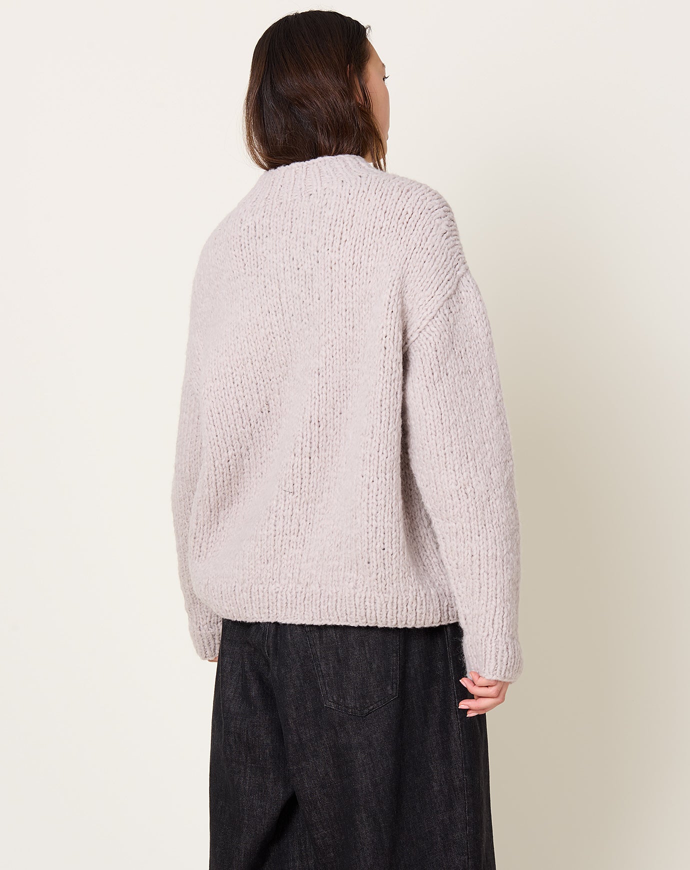 Lauren Manoogian Handknit Crewneck in Lavender