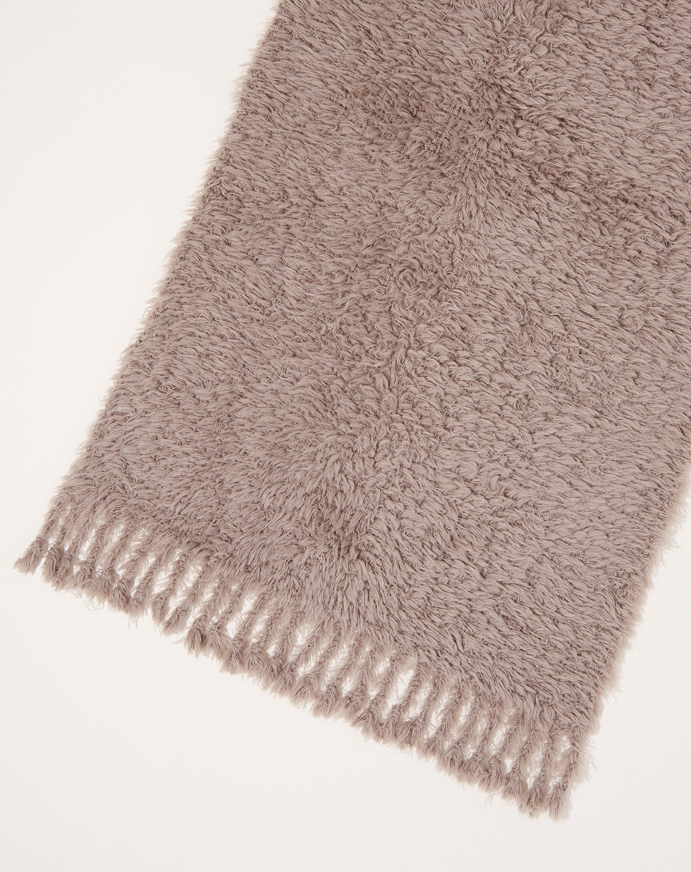 Lauren Manoogian Handwoven Fur Wrap in Taupe