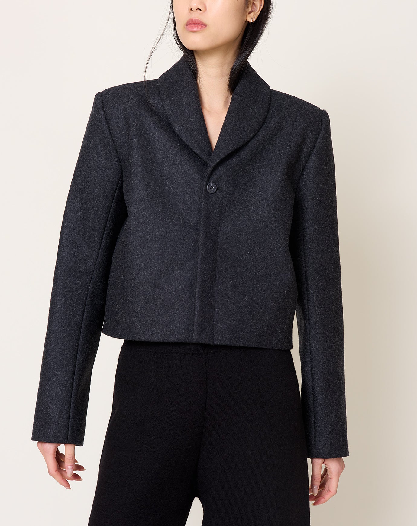 Lauren Manoogian Land Blazer in Charcoal