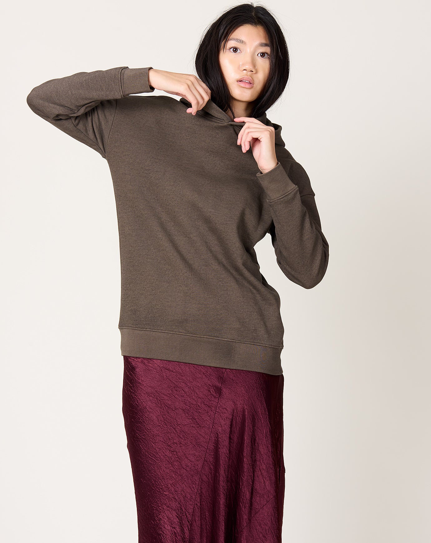 Lauren Manoogian Layer Hoodie in Painted Barnwood