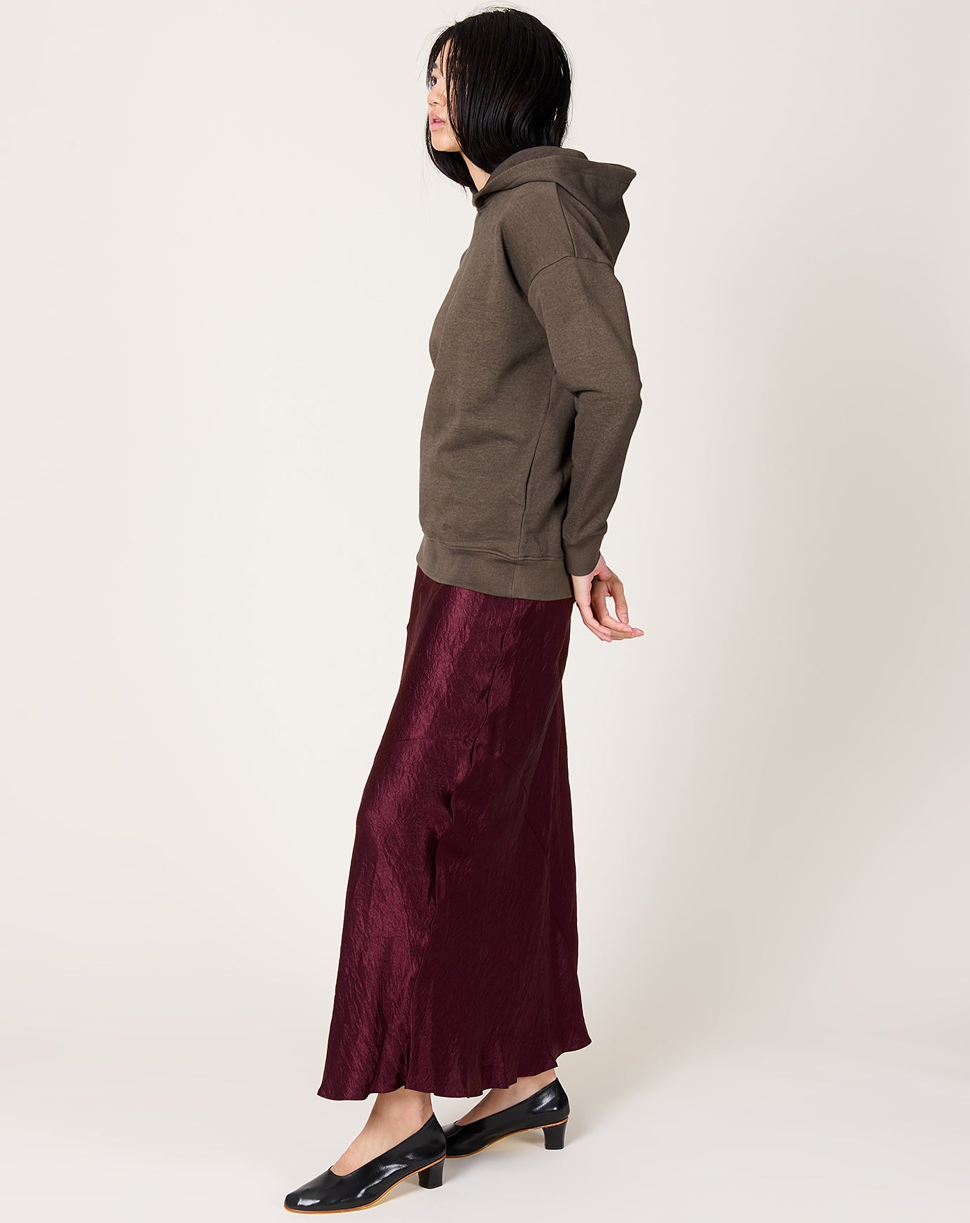 Lauren Manoogian Layer Hoodie in Painted Barnwood