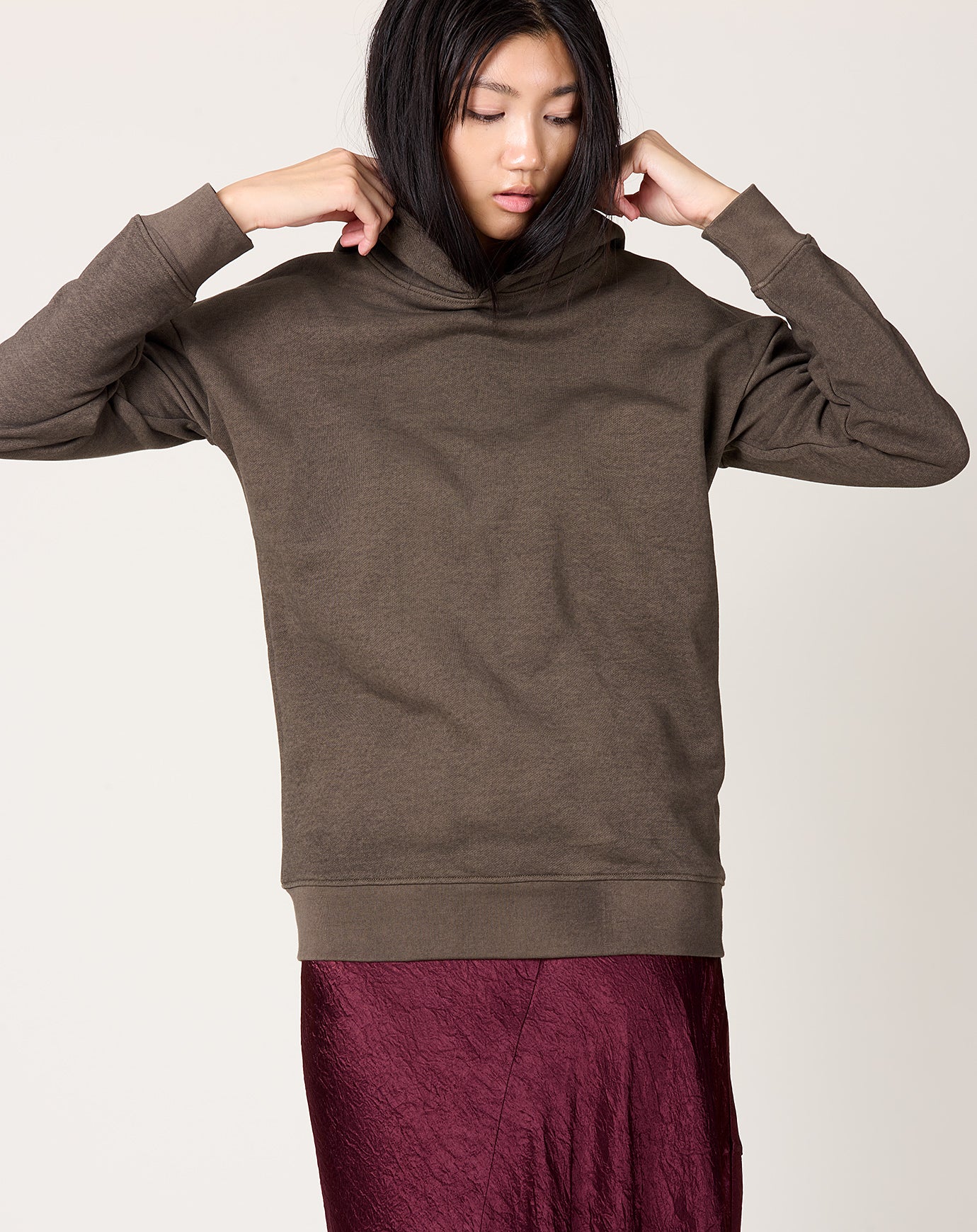 Lauren Manoogian Layer Hoodie in Painted Barnwood