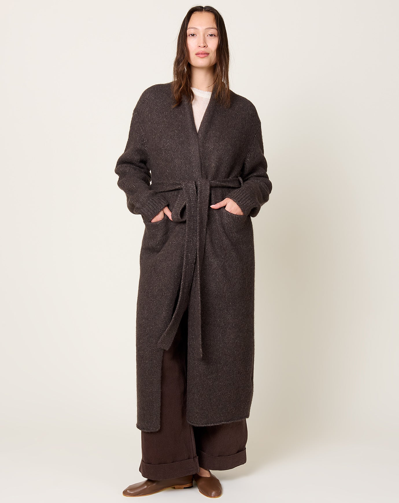 Lauren Manoogian Loft Robe Coat in Coal