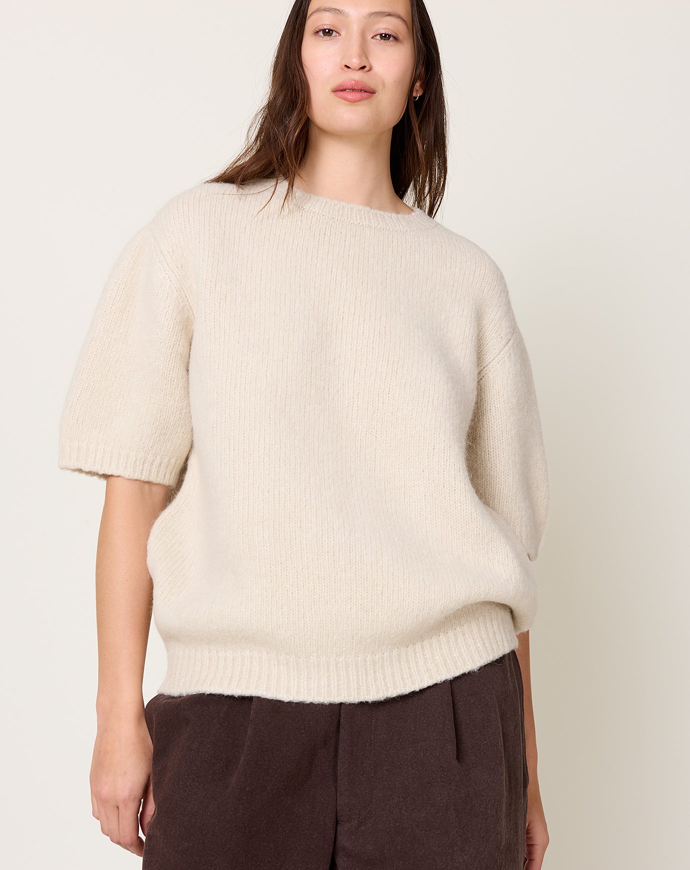 Lauren Manoogian コットンニット Lauren Manoogian Loft V-Neck, Lavender – Glasswing
